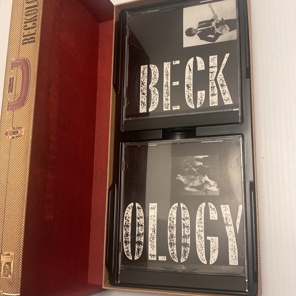 1991 Epic/Legacy Release JEFF BECK:BECKOLOGY 3 CD box set #48661w/Booklet & Ad